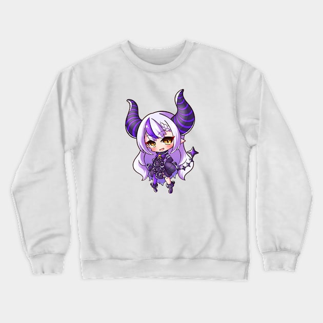 Laplus Darkness Hololive Crewneck Sweatshirt by Ghazinagato